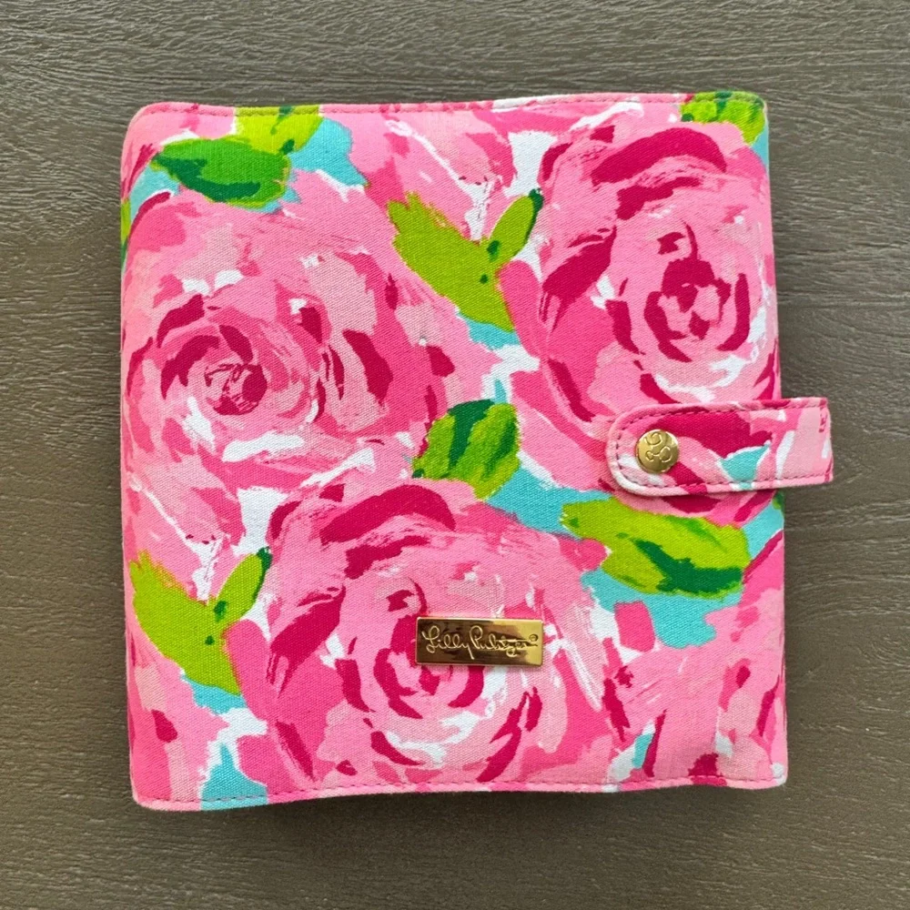 Lilly Pulitzer First Impressions Travel Jewelry Case with 4 compartments, 8”x8” - Picture 1 of 8